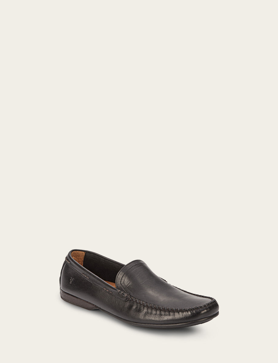 Frye Signature - Men's Black Lewis Venetian Loafers