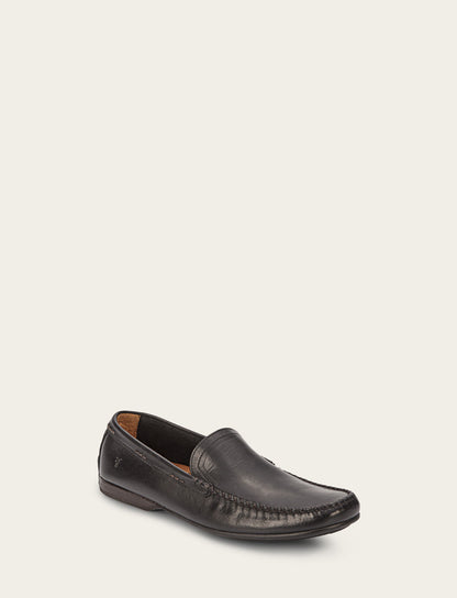 Frye Signature - Men's Black Lewis Venetian Loafers