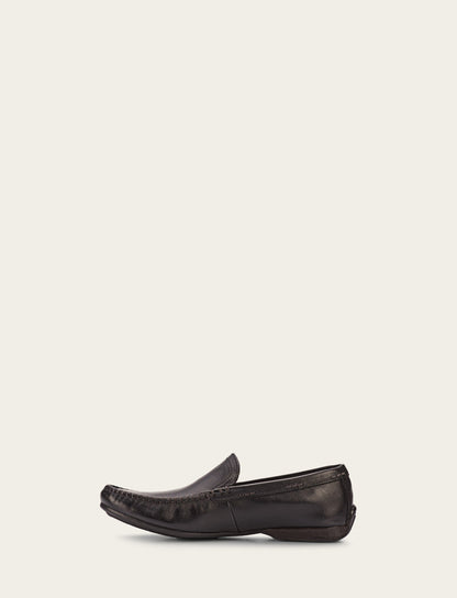 Frye Signature - Men's Black Lewis Venetian Loafers