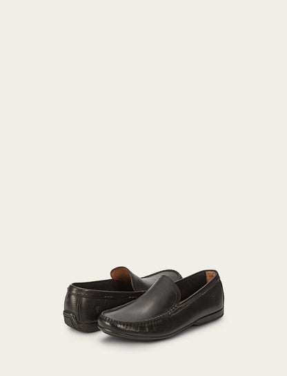 Frye Signature - Men's Black Lewis Venetian Loafers