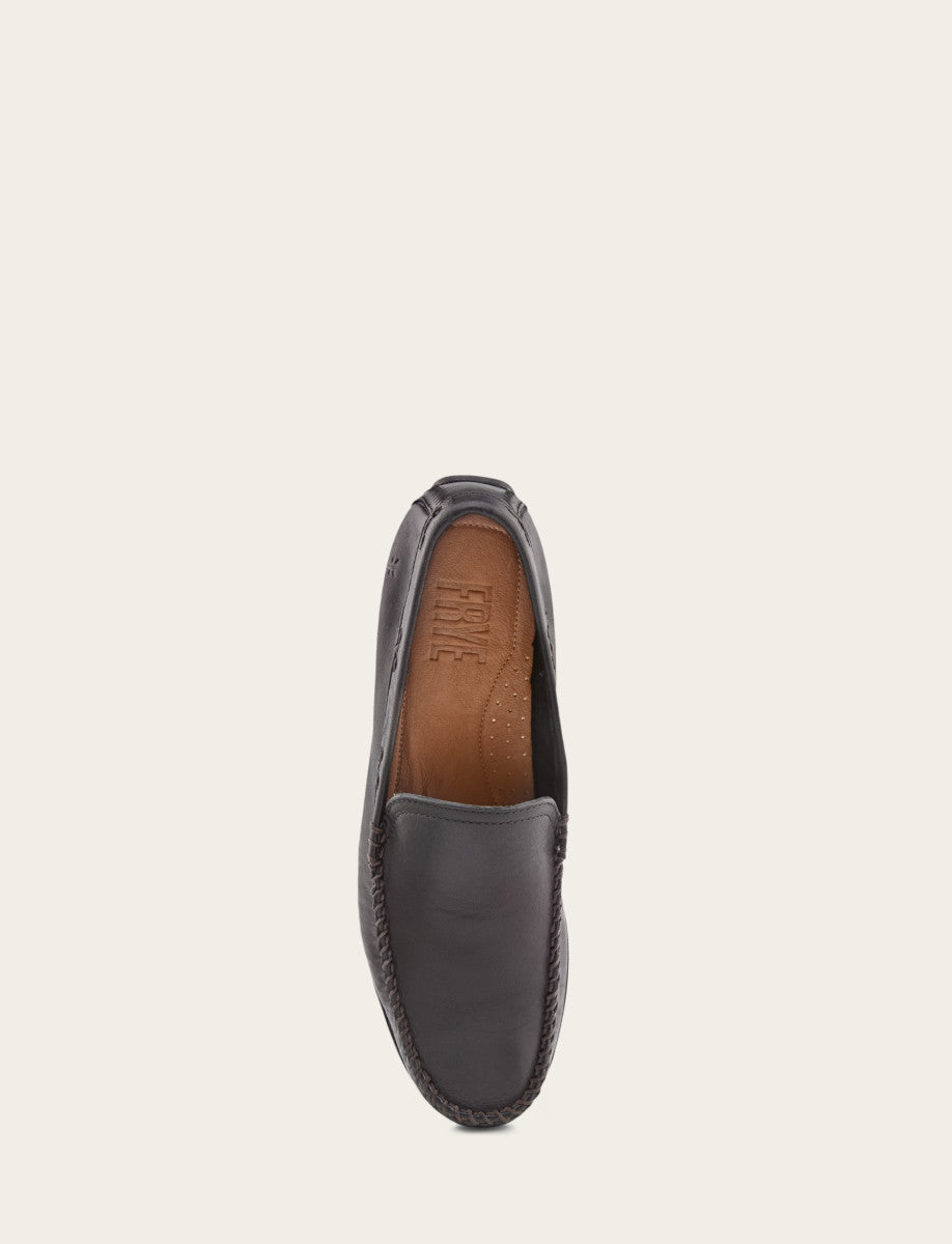 Frye Signature - Men's Black Lewis Venetian Loafers
