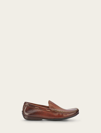 Frye Top Pick - Men's Cognac Lewis Venetian Loafers