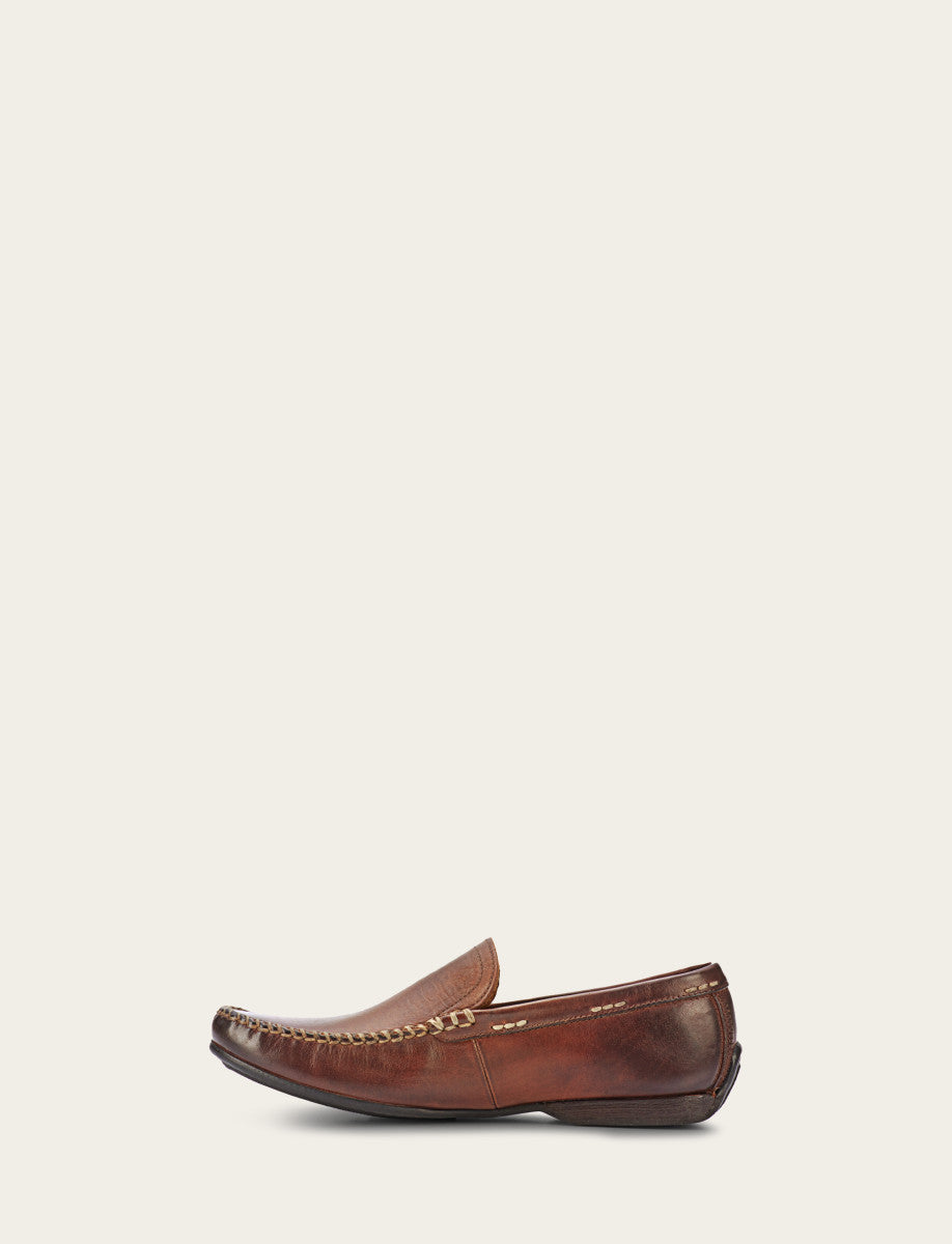 Frye Top Pick - Men's Cognac Lewis Venetian Loafers
