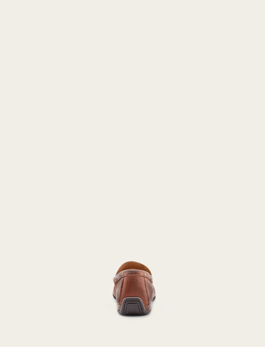 Frye Top Pick - Men's Cognac Lewis Venetian Loafers