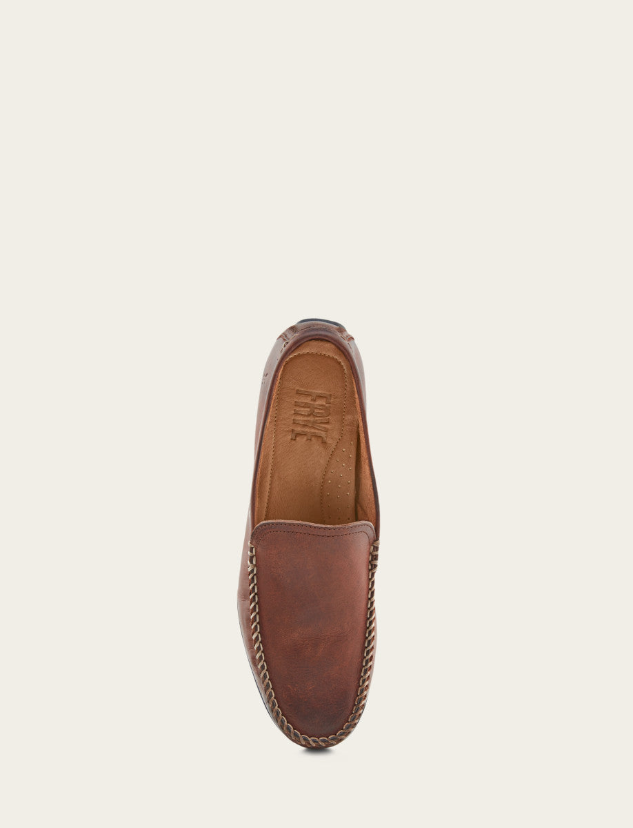 Frye Top Pick - Men's Cognac Lewis Venetian Loafers