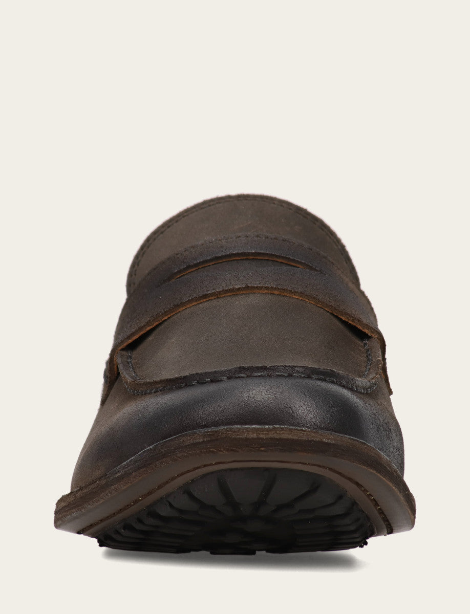 Frye Best Price - Men's Chocolate Tyler Flex Penny Loafers