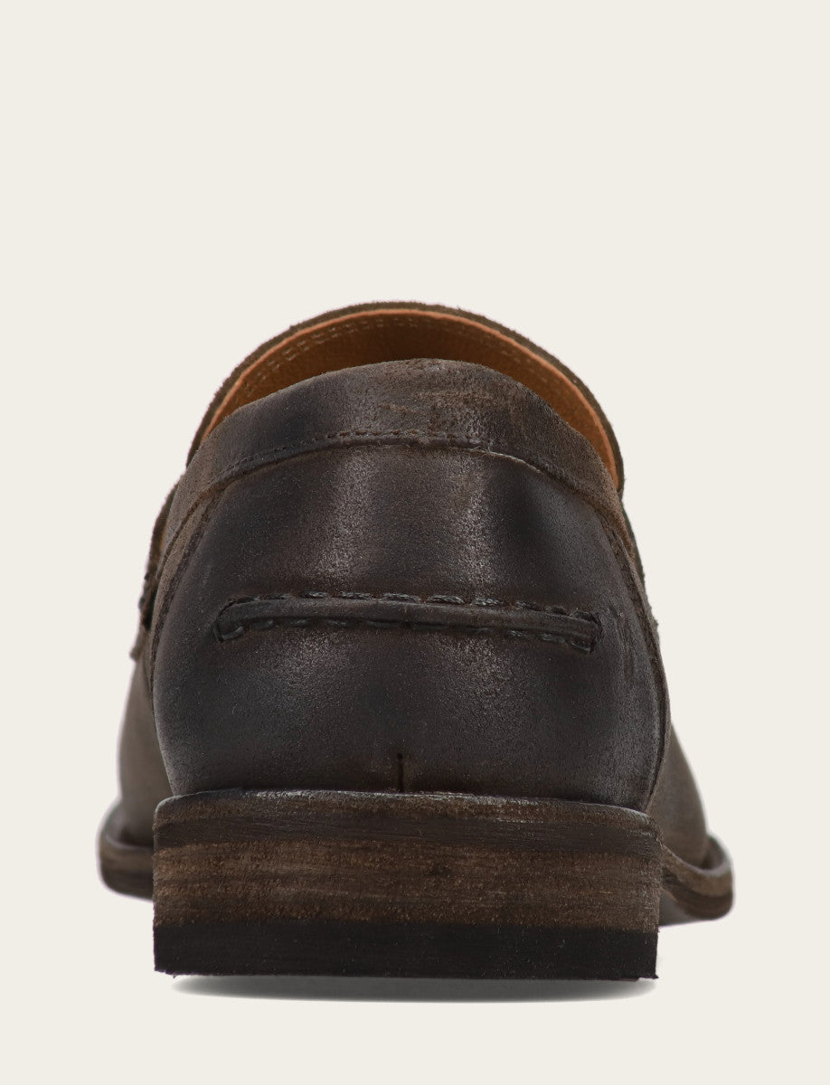 Frye Best Price - Men's Chocolate Tyler Flex Penny Loafers
