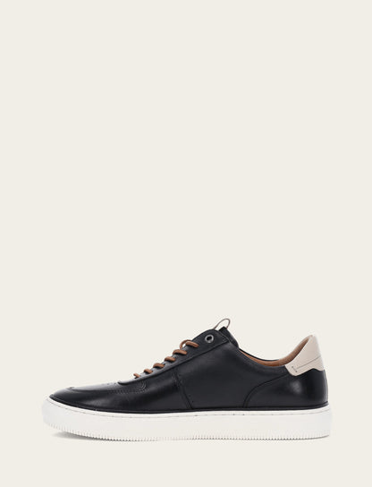 Frye Quality - Men's Black Astor Low Lace Court Sneakers
