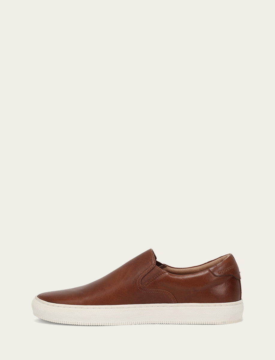 Frye Essential - Men's Caramel Astor Gore Slip On Sneakers