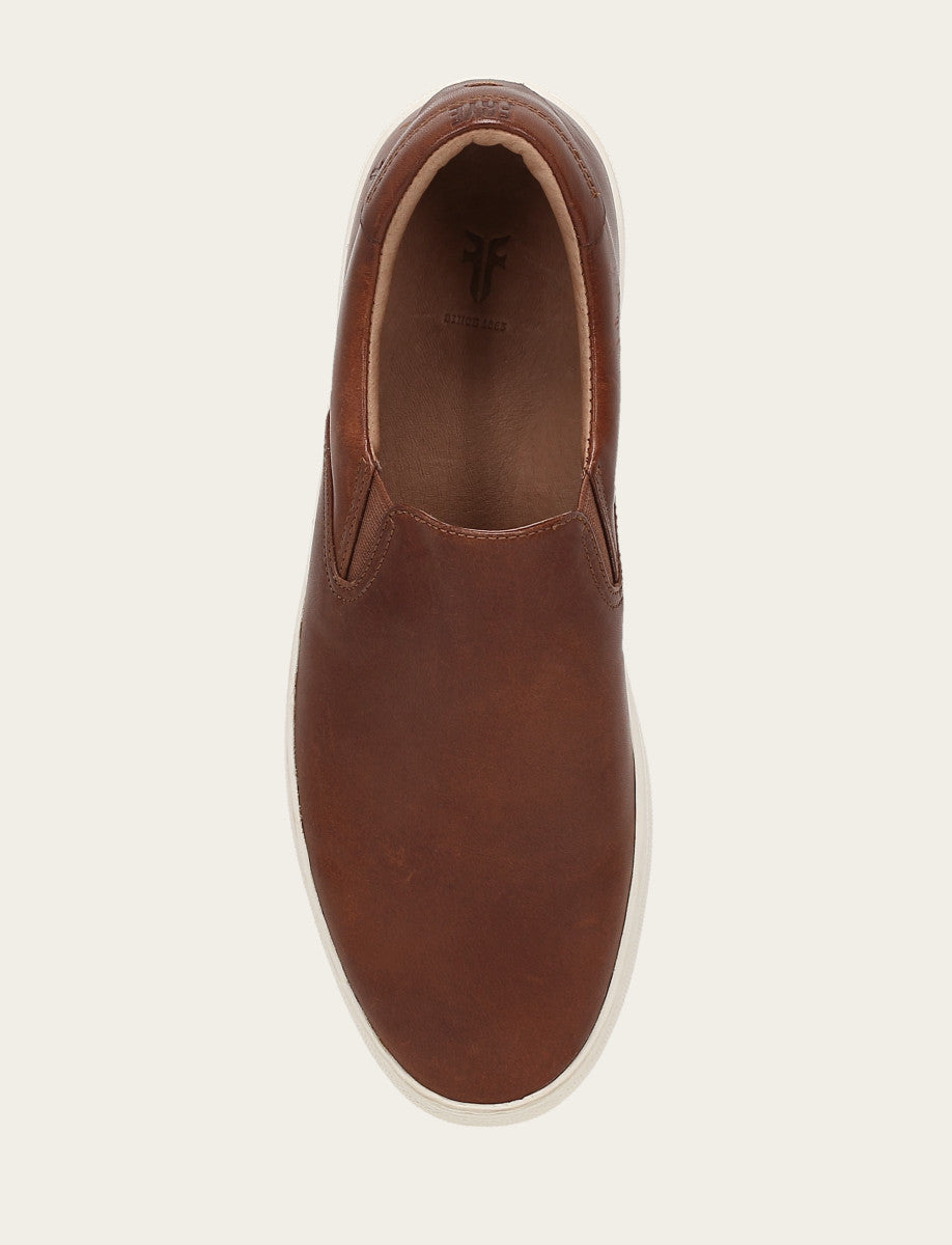 Frye Essential - Men's Caramel Astor Gore Slip On Sneakers