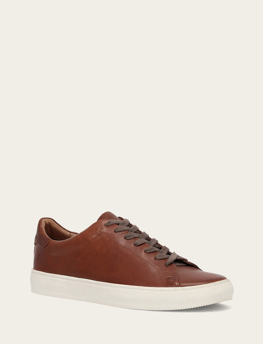 Frye Latest - Men's Caramel Astor Low Lace Slip On Sneakers