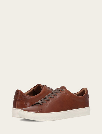 Frye Latest - Men's Caramel Astor Low Lace Slip On Sneakers