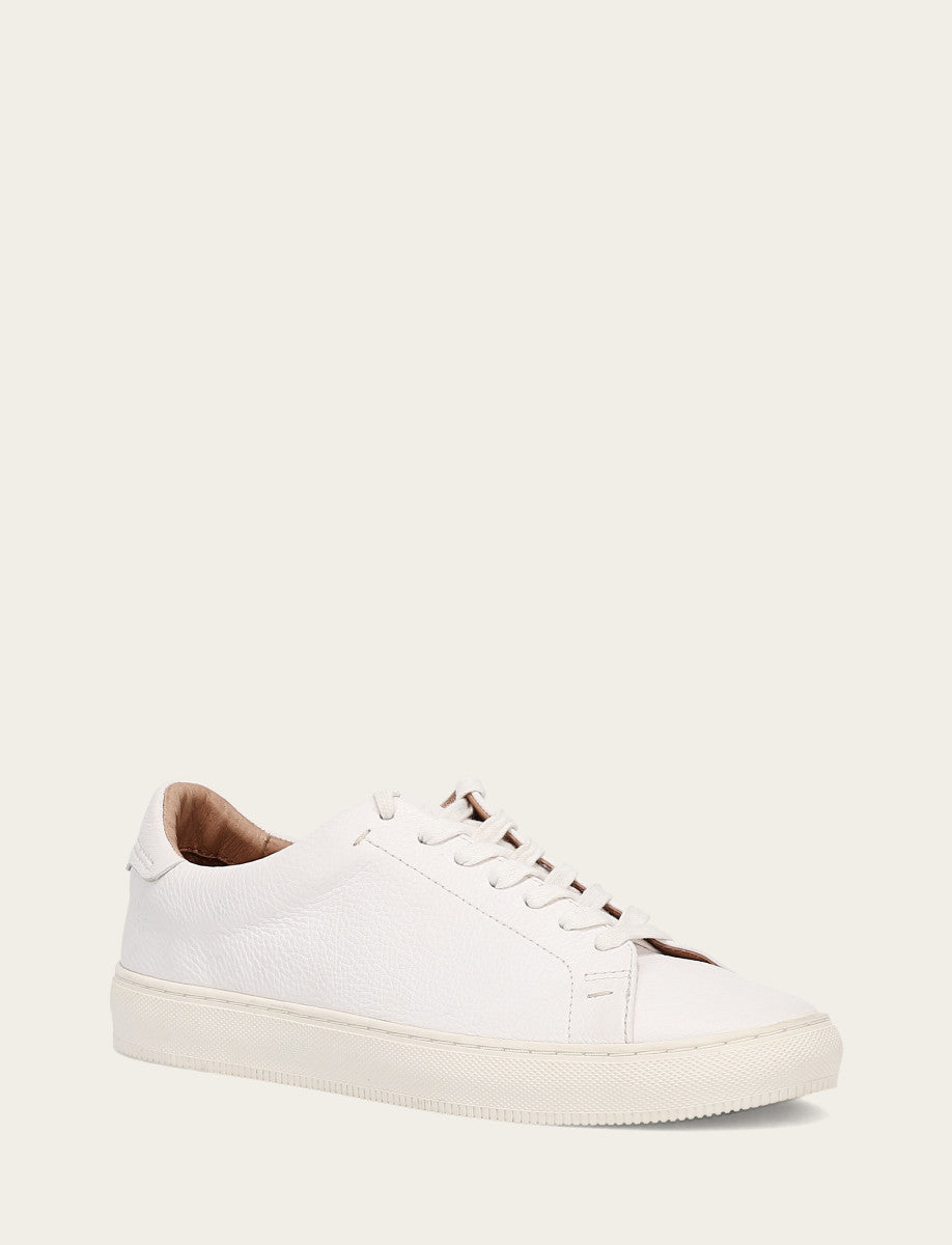 Frye Special Offer - Men's White Astor Low Lace Slip On Sneakers