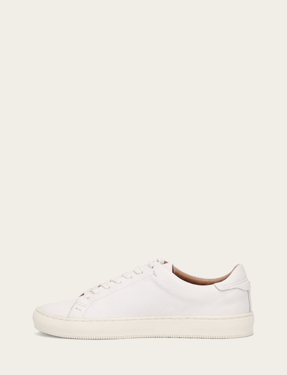 Frye Special Offer - Men's White Astor Low Lace Slip On Sneakers