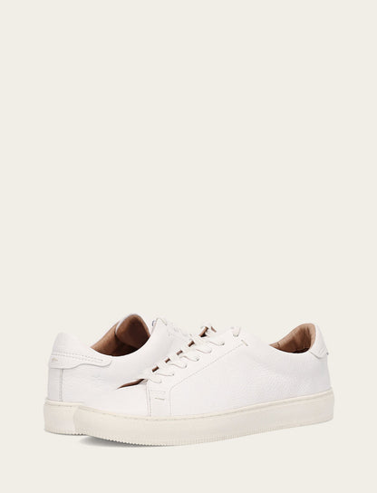Frye Special Offer - Men's White Astor Low Lace Slip On Sneakers