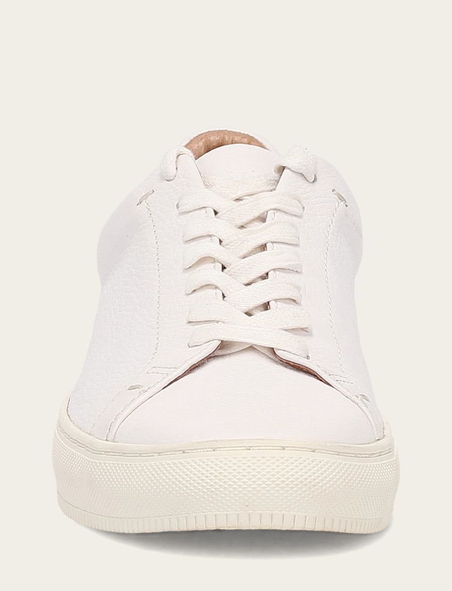 Frye Special Offer - Men's White Astor Low Lace Slip On Sneakers