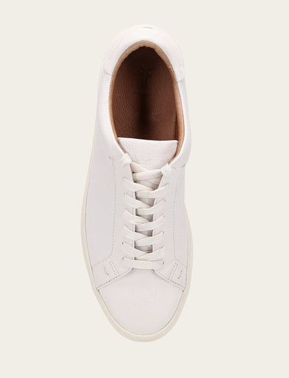 Frye Special Offer - Men's White Astor Low Lace Slip On Sneakers