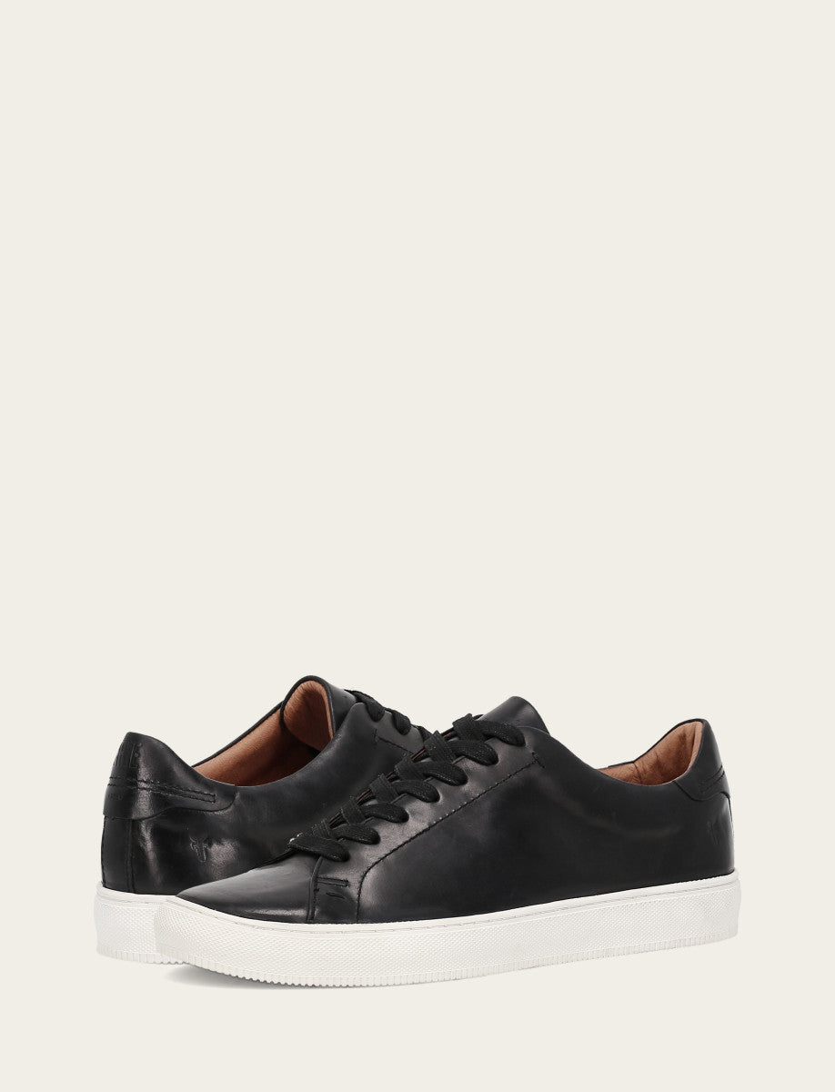 Frye Top Pick - Men's Black Astor Low Lace Slip On Sneakers