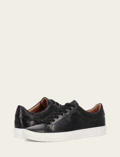 Frye Top Pick - Men's Black Astor Low Lace Slip On Sneakers