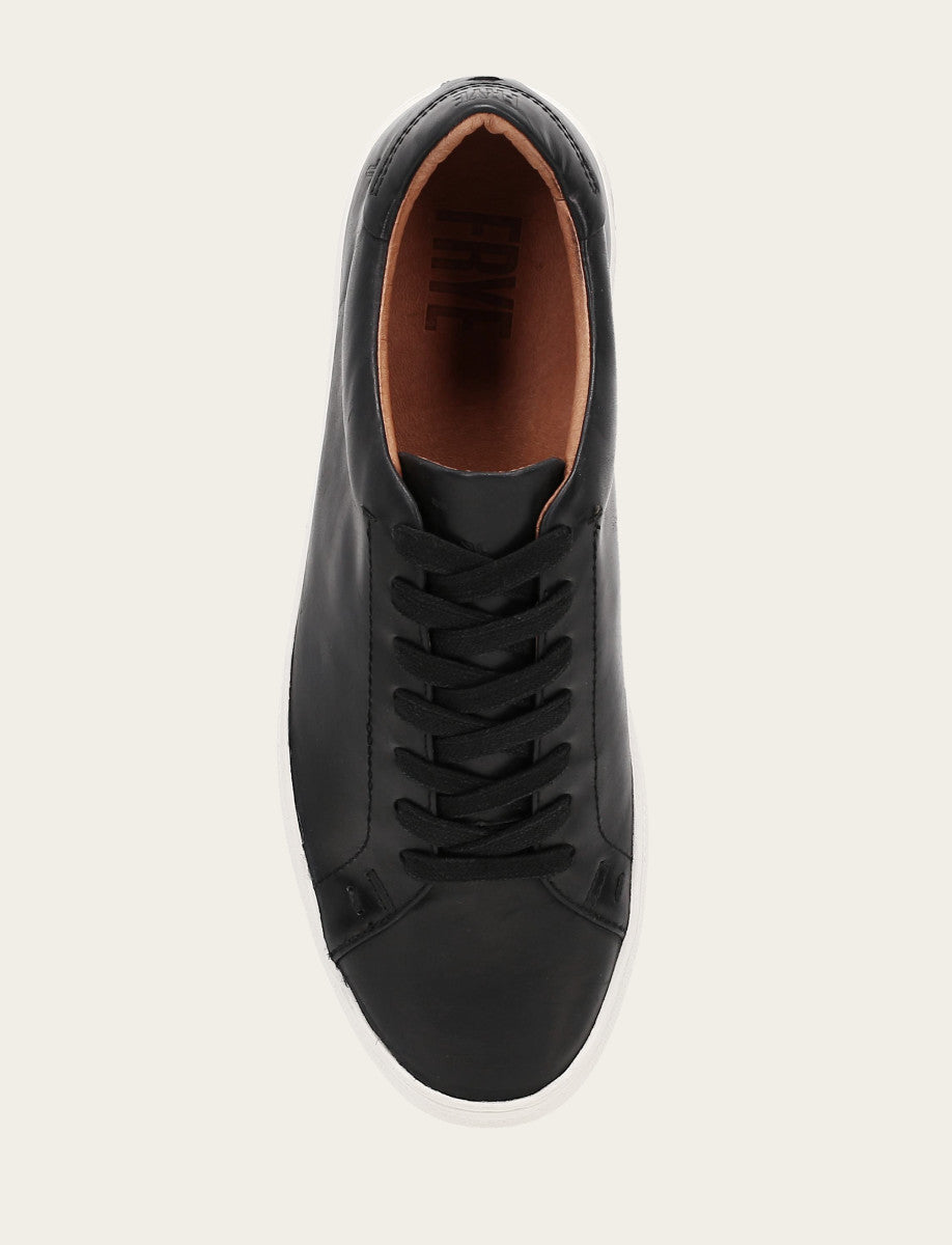 Frye Top Pick - Men's Black Astor Low Lace Slip On Sneakers