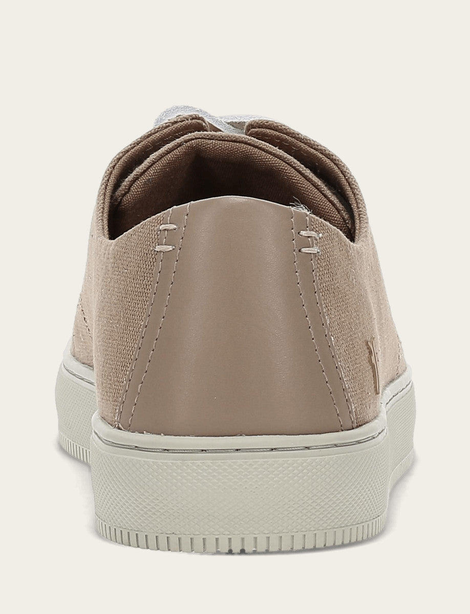 Frye Best Price - Men's Khaki Astor Cap Toe Low Lace Sneakers