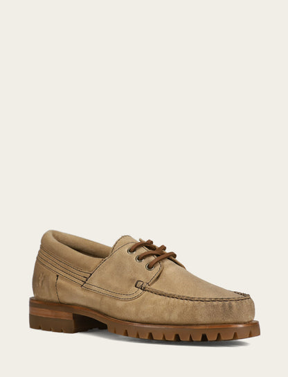 Frye Classic - Men's Desert Hudson Campmoc Lug Loafers