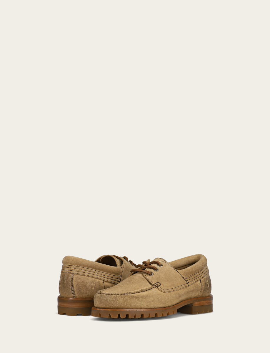 Frye Classic - Men's Desert Hudson Campmoc Lug Loafers