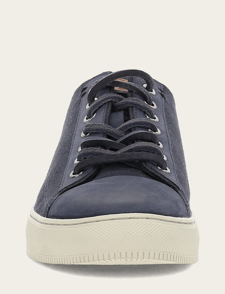 Frye Top Pick - Men's Indigo Astor Cap Toe Low Lace Sneakers