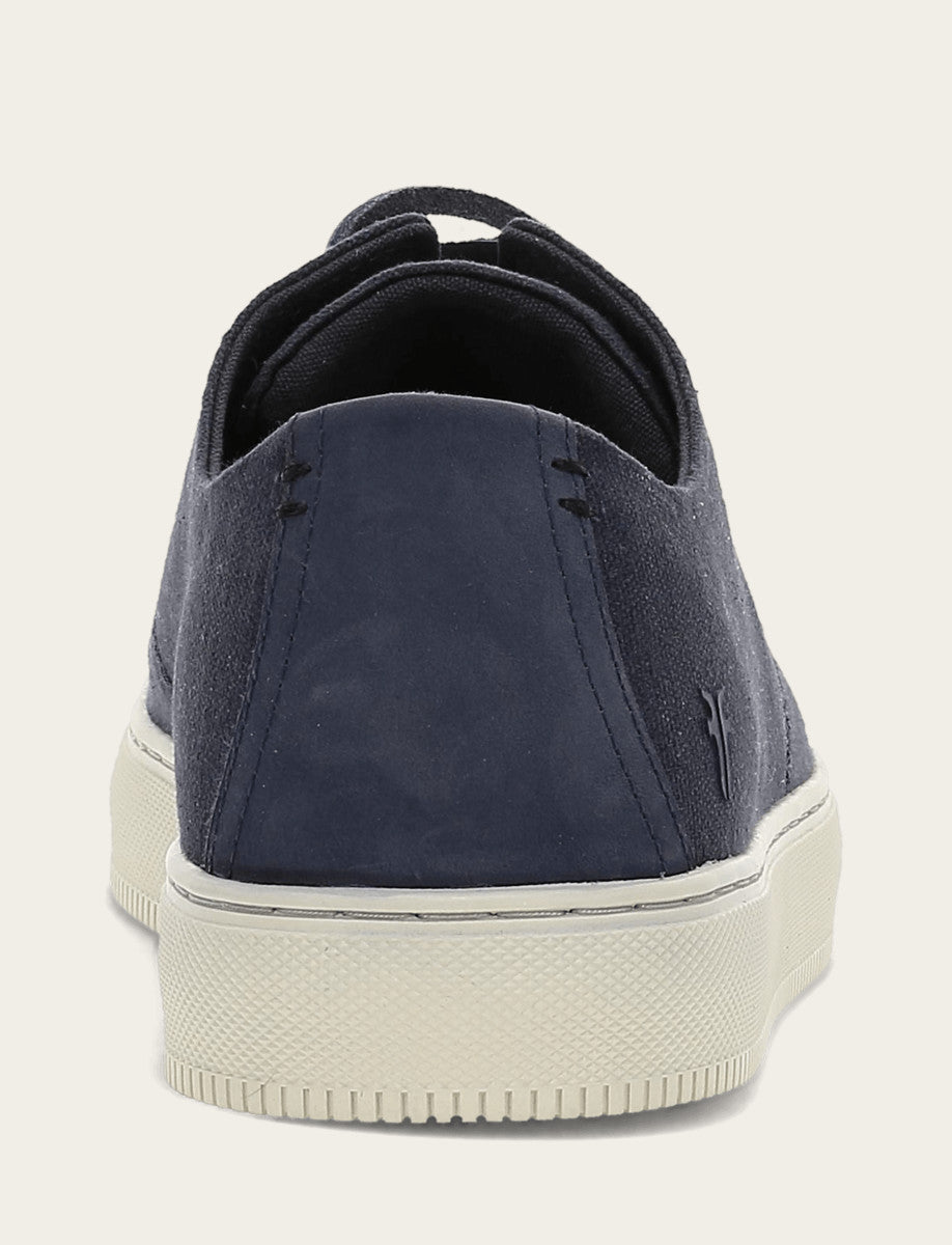 Frye Top Pick - Men's Indigo Astor Cap Toe Low Lace Sneakers