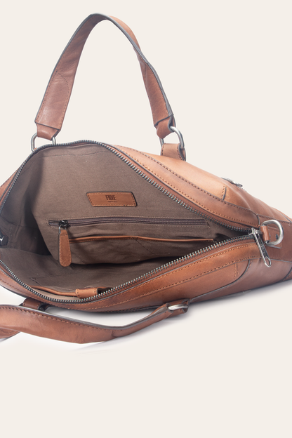 Frye Trending - Nash Cognac Briefcase