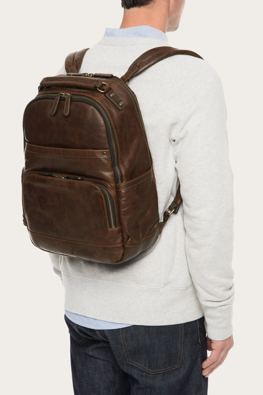 Frye Smart Buy - Logan Dark Brown Backpack