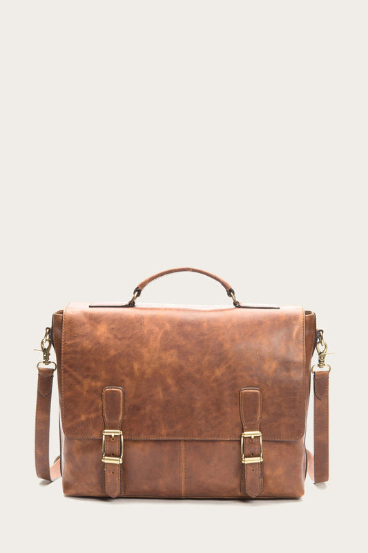 Frye Premium - Logan Cognac Top Handle