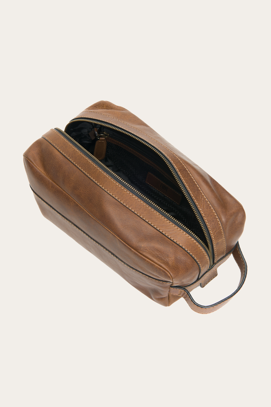 Frye Customer Favorite - Logan Large Travel Dopp in Dark Brown