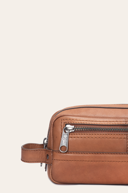 Frye Quality - Nash Cognac Dopp Kit