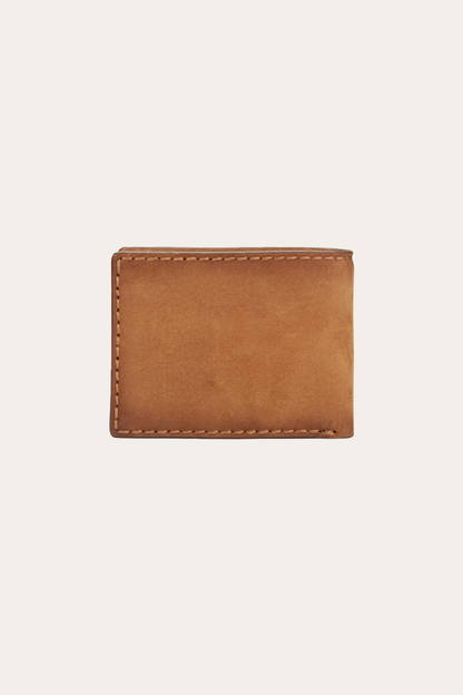 Frye Signature - Logan Nubuck Cognac Money Clip Card Case