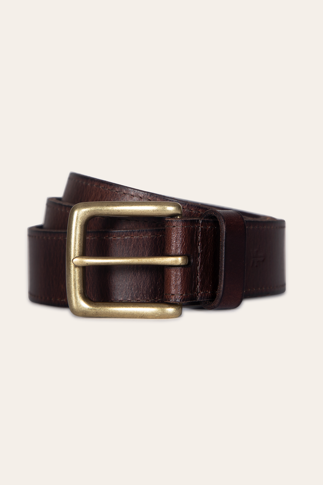 Frye Quality - Men’s Brown 35mm Pull Up Leather Belt