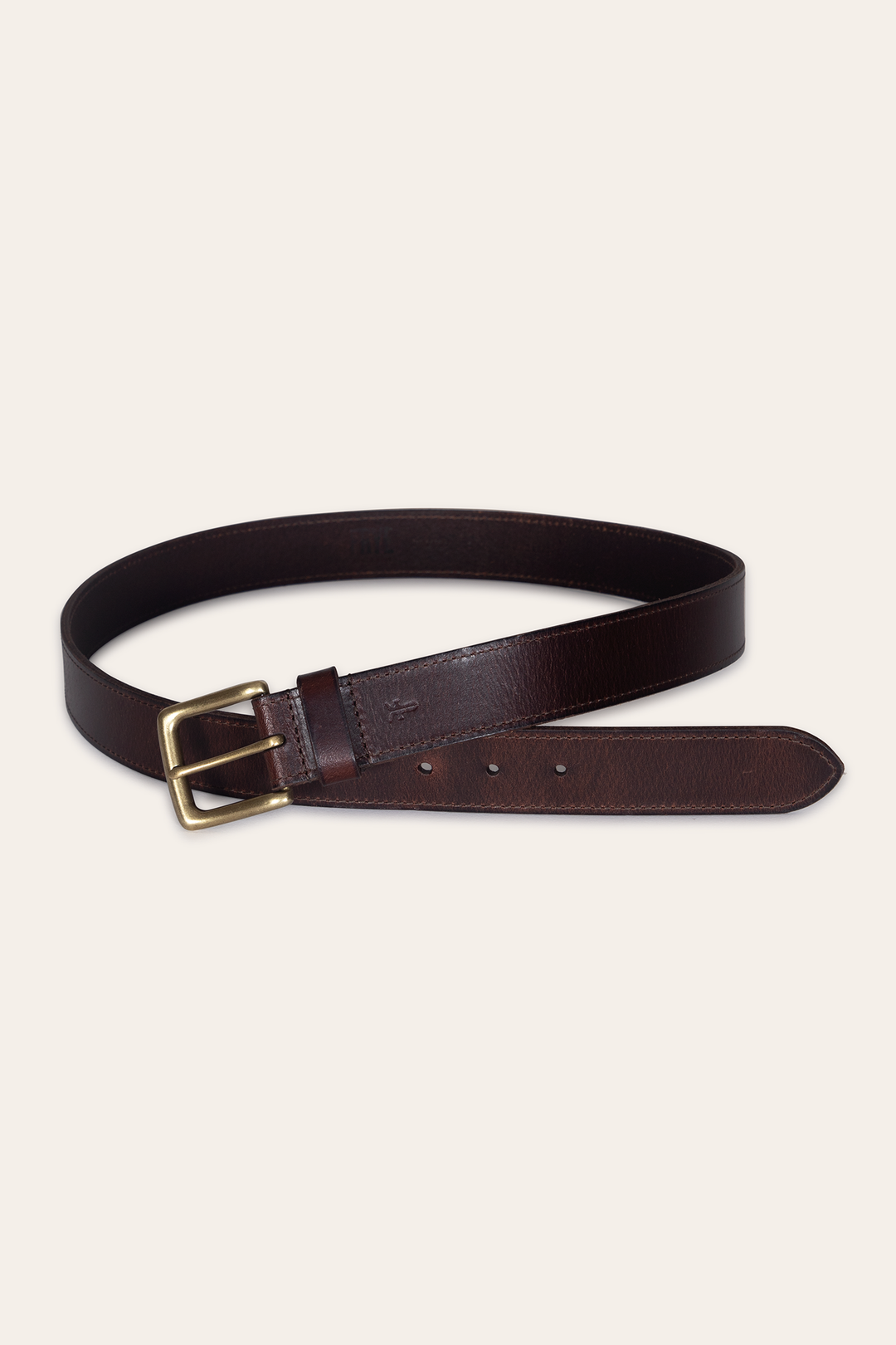 Frye Quality - Men’s Brown 35mm Pull Up Leather Belt