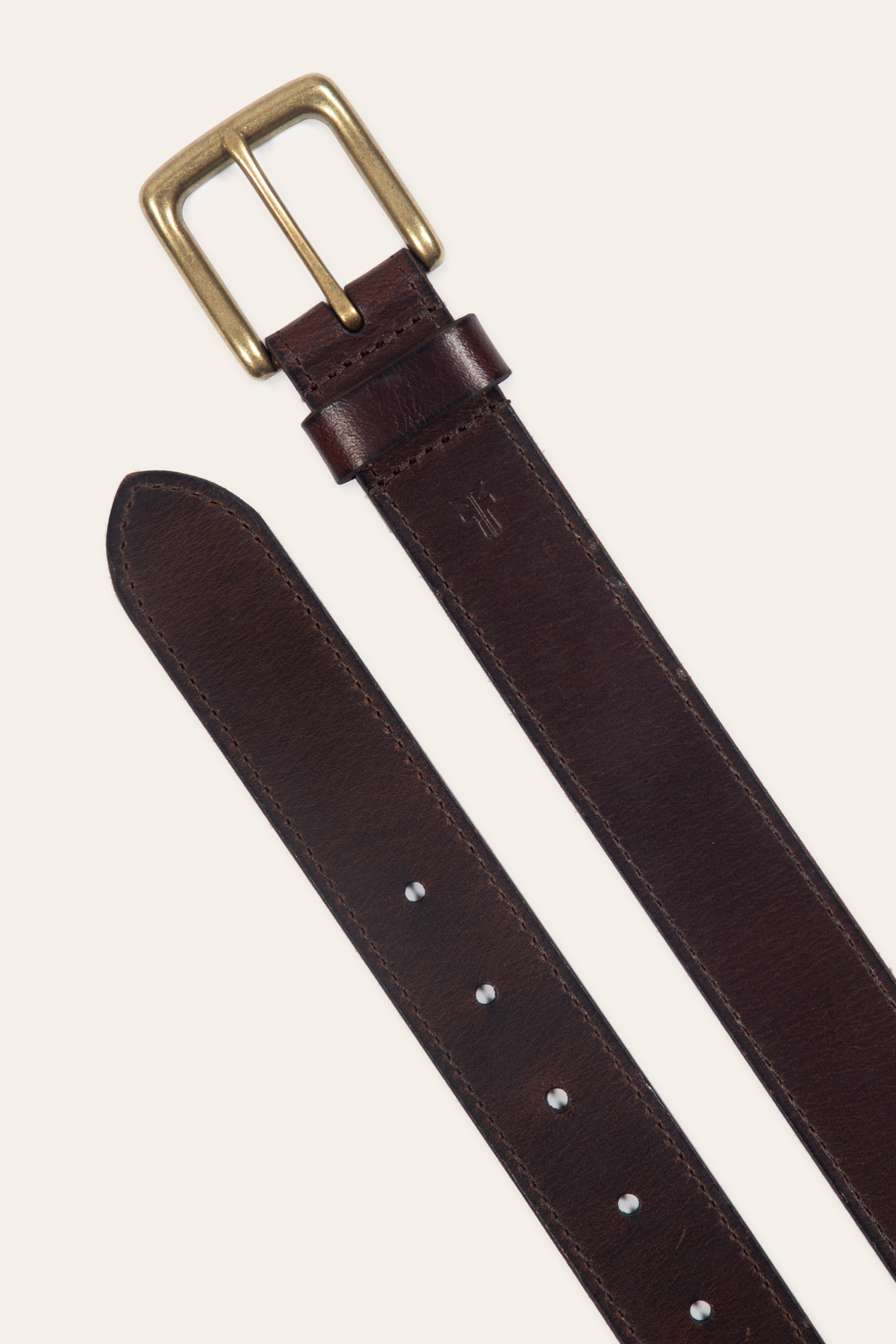Frye Quality - Men’s Brown 35mm Pull Up Leather Belt