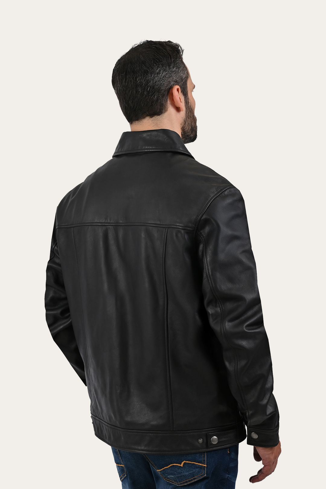 Frye Discount - Black Baxter Trucker Jacket