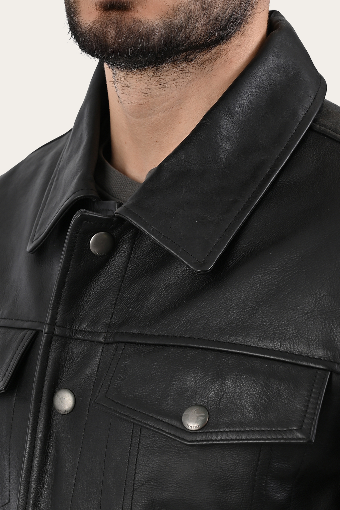 Frye Discount - Black Baxter Trucker Jacket