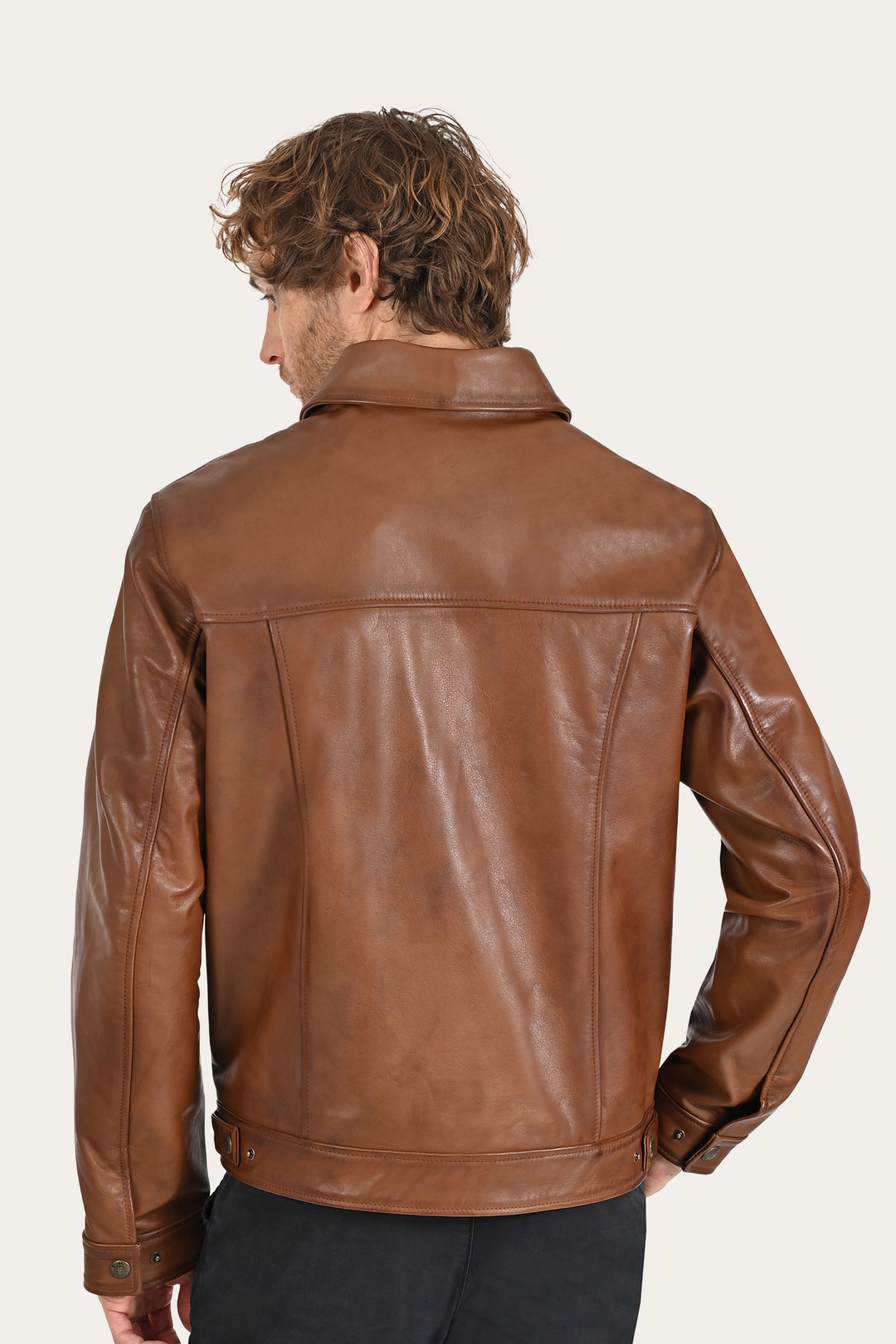 Frye Great Value - Brown Baxter Trucker Jacket