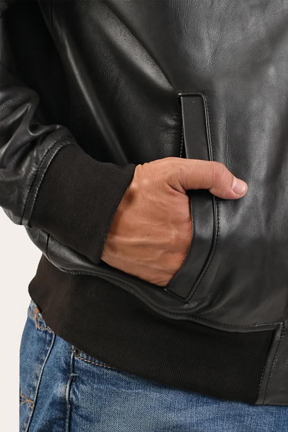 Frye Popular - Men’s Dark Brown Dusty Trucker Leather Jacket