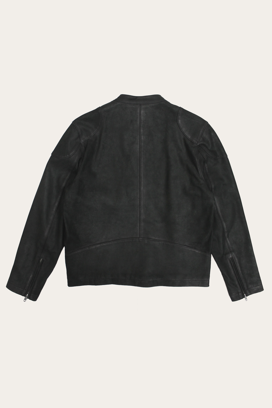Frye Popular - Men’s Black Gannon Lamb Leather Racer Jacket