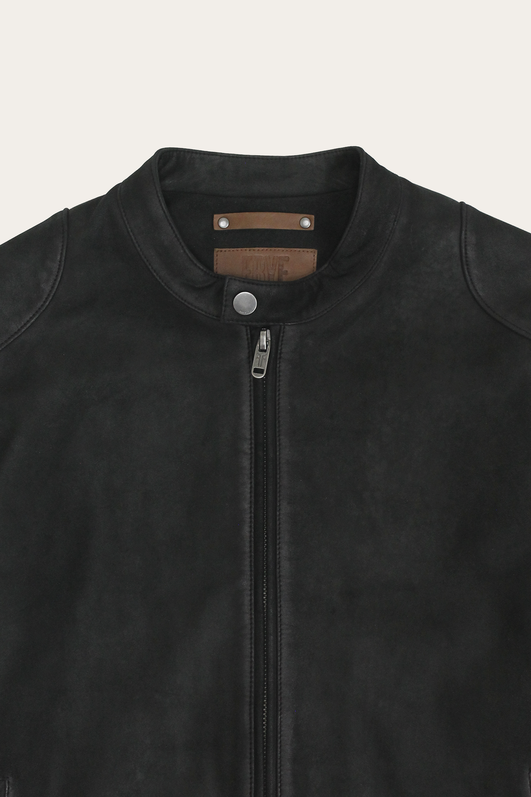 Frye Popular - Men’s Black Gannon Lamb Leather Racer Jacket