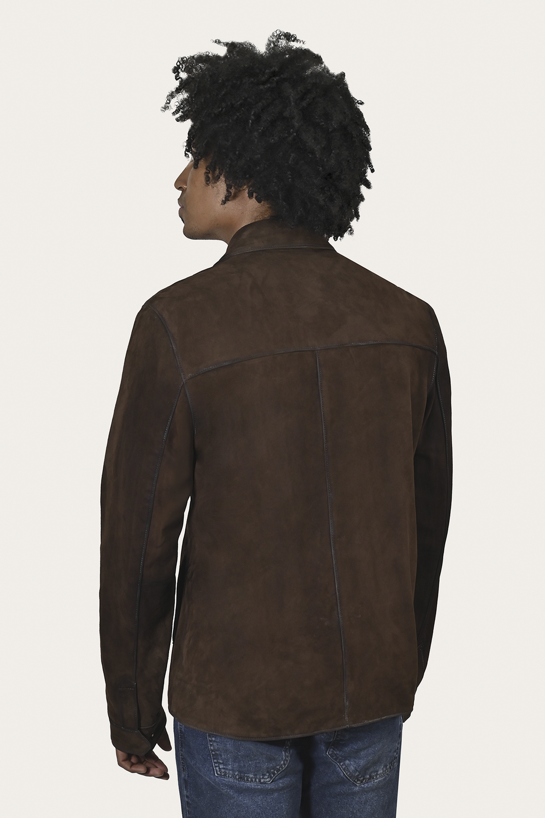 Frye Hot Sale - Men’s Dark Brown Brock Classic Suede Shacket