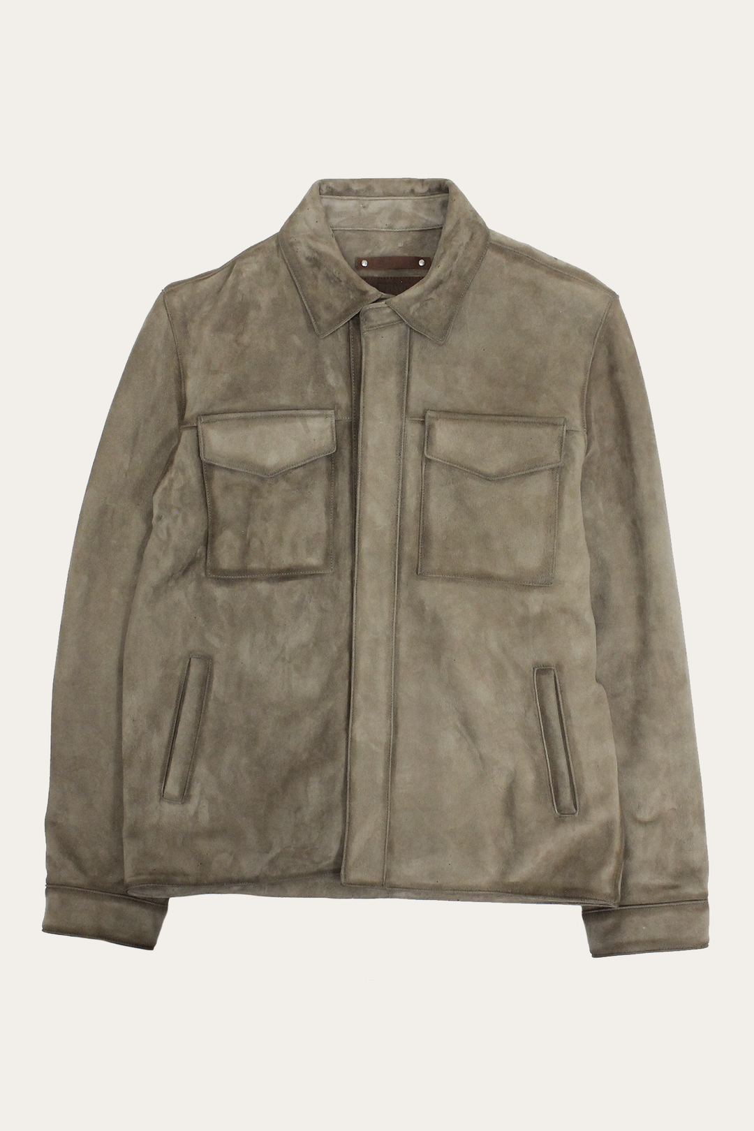 Frye Classic - Men’s Taupe Brock Suede Utility Shacket