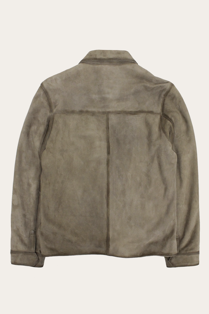Frye Classic - Men’s Taupe Brock Suede Utility Shacket