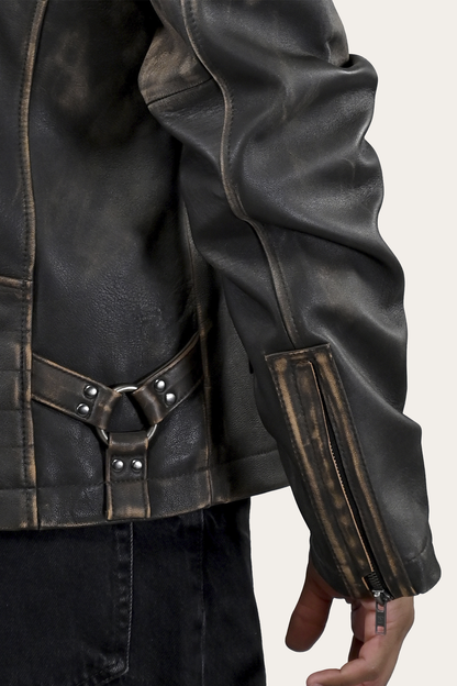 Frye Everyday - Men’s Brown Beige Leland Ombre Leather Jacket