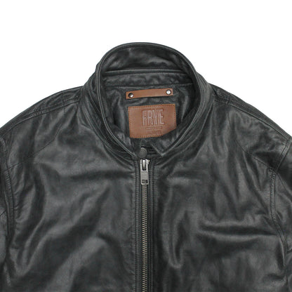 Frye Best Seller - Men’s Black Lawton Modern Nappa Biker Jacket