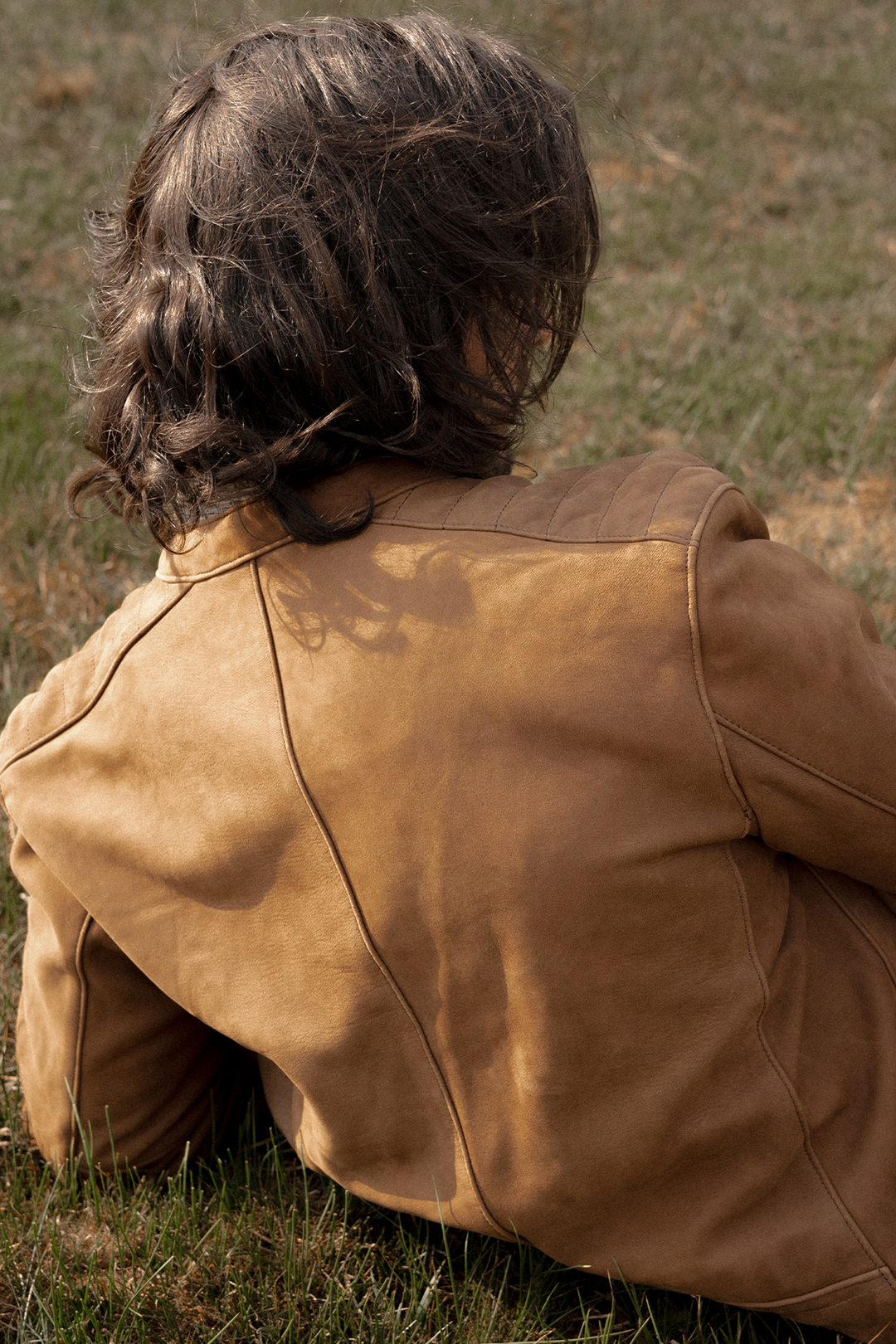 Frye Discount - Men’s Tobacco Desert Racer Leather Jacket